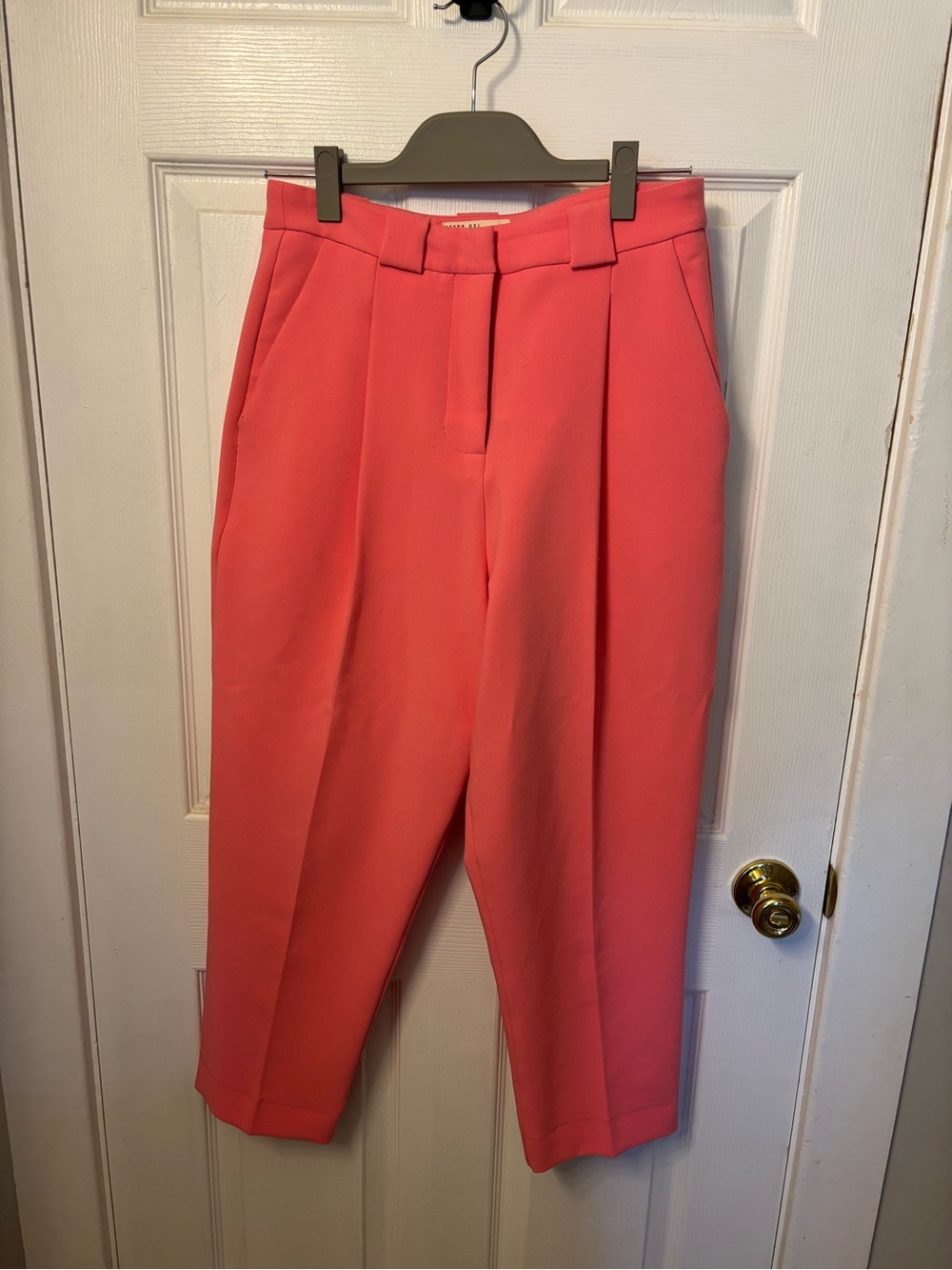 Ted Baker Coral Pink Cropped Trousers